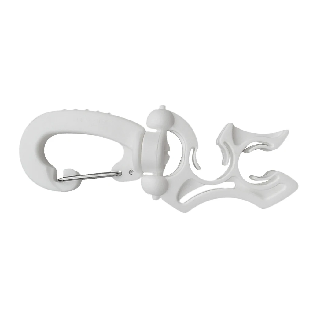 

Double 2 Hose Retainer Regulator Octopus Hose Holder Rotatable Clip Holds