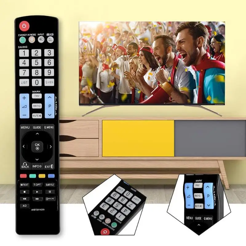Пульт дистанционного управления для телевизора LG 42LE4500 AKB72914209 AKB74115502 AKB69680403 |