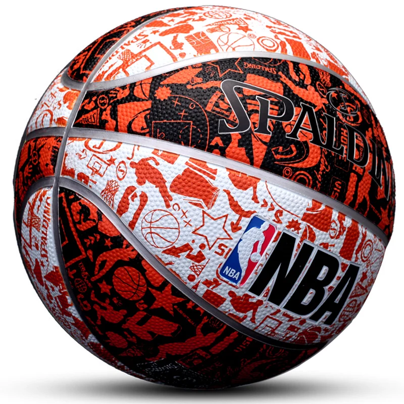 Подлинный Spalding Баскетбол 7th студентов junior Крытый Открытый Nba износостойкие соревнования баскетбольное оборудование