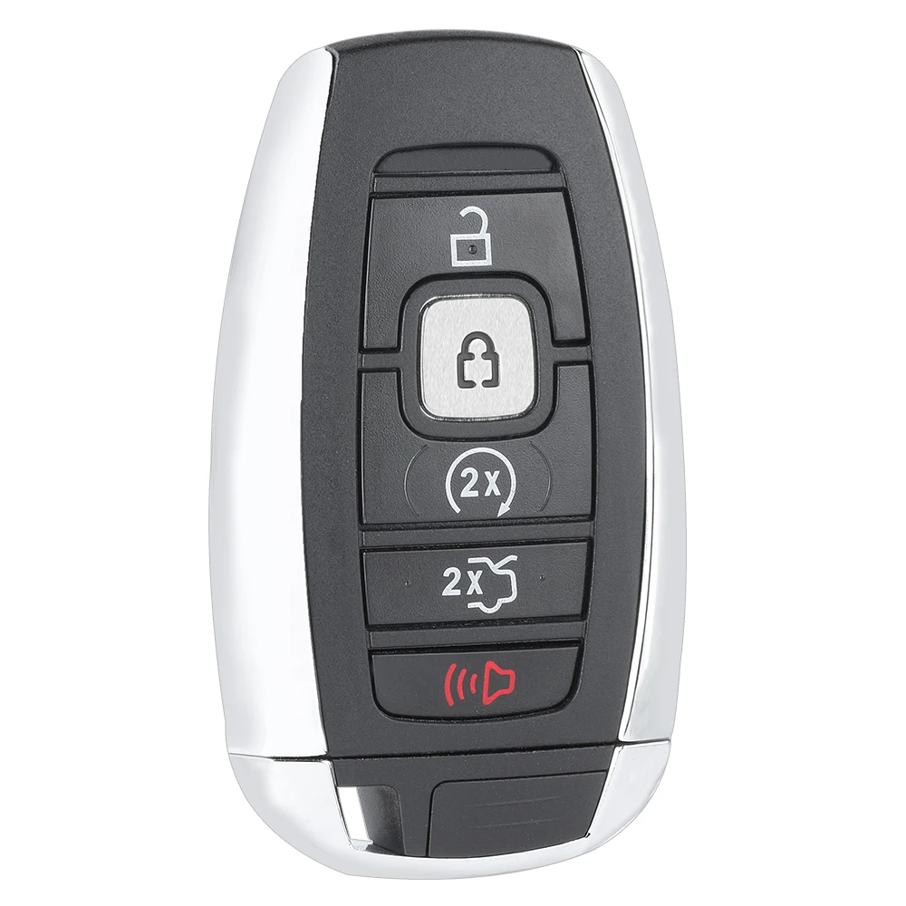 US $16.46 Keyecu 5 Buttons Smart Remote Key Shell Case Cover for Lincoln Continental MKC MKZ Navigator M3NA2C94078000