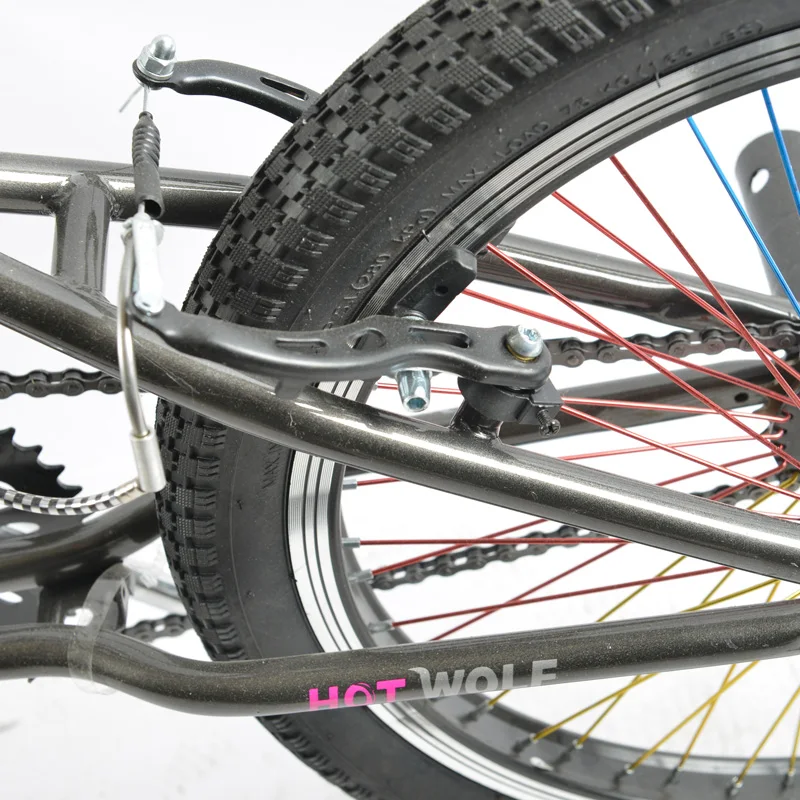 New genuine 20-inch BMX show bike fancy small-wheeled mountain bike street bike stunt bicycle extreme Russian package
