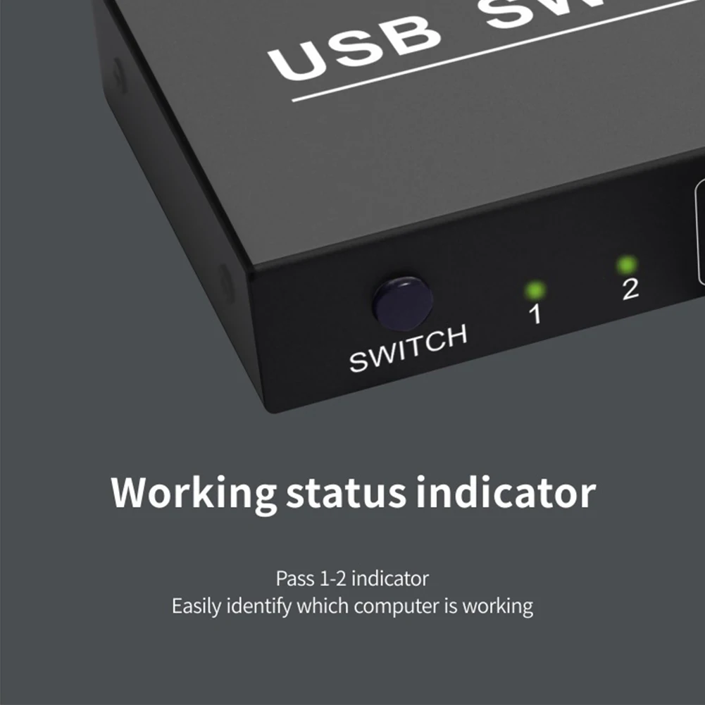 Computer Sharing Peripheral 2 In 4 Out Laptop Hub Hard Drives PC Scanner Universal For Printer 2.0 USB Switcher Keyboard Mouse