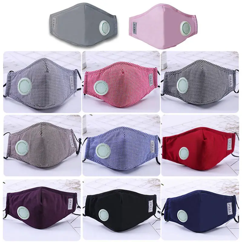 

Anti Pollution Mask Dust Respirator Washable Reusable Masks Cotton Unisex Protective Mask Muffle For Allergy Travel Cycling