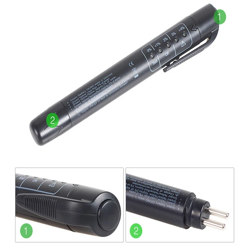 Детектор масла тестер ручка аксессуар мигающий 1 шт. Автомобильная Тормозная