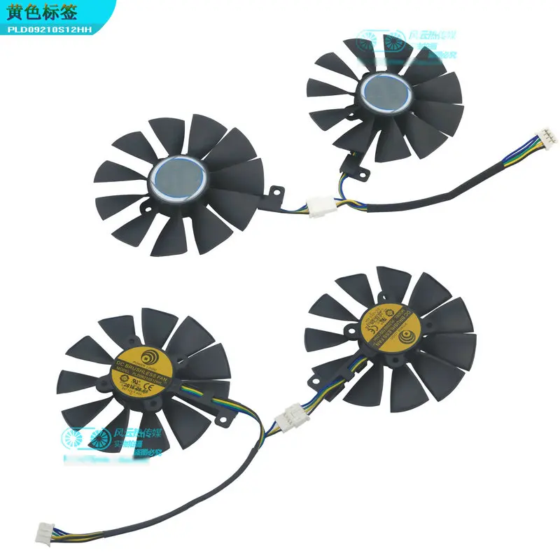 New Original for ASUS DUAL RX480 DUAL-GTX1070 DUAL-GTX1060 Graphics card cooling fan