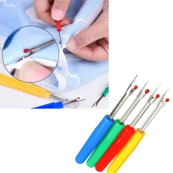 

CIASSTHREE 4Pcs Plastic Handle Craft Thread Cutter Seam Ripper Stitch Unpicker Sewing Tool 4PCS 10PCS 109R Ripper