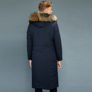 

Real Fur Coat Rabbit Fur Coat Winter Jacket Men Goose Down Jacket Warm Parkas Plus Size Jackets Casaco 1807-1 YY1089