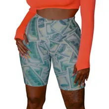 Спортивные Леггинсы женские цветные высокопрочные быстросохнущие спортивные шорты для йоги с принтом для фитнеса мягкие элегантные Стрейчевые облегающие шорты