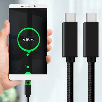 

0.5/1/2/3M Type-C 5A Fast Charging Cable for Oculus Quest Link VR Headset Data Cable Charging Line for Phone Game Controller Tab