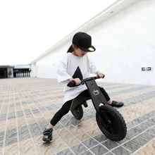 Дети ходунки без педали Велосипед высокое качество березовый материал 2-7 лет