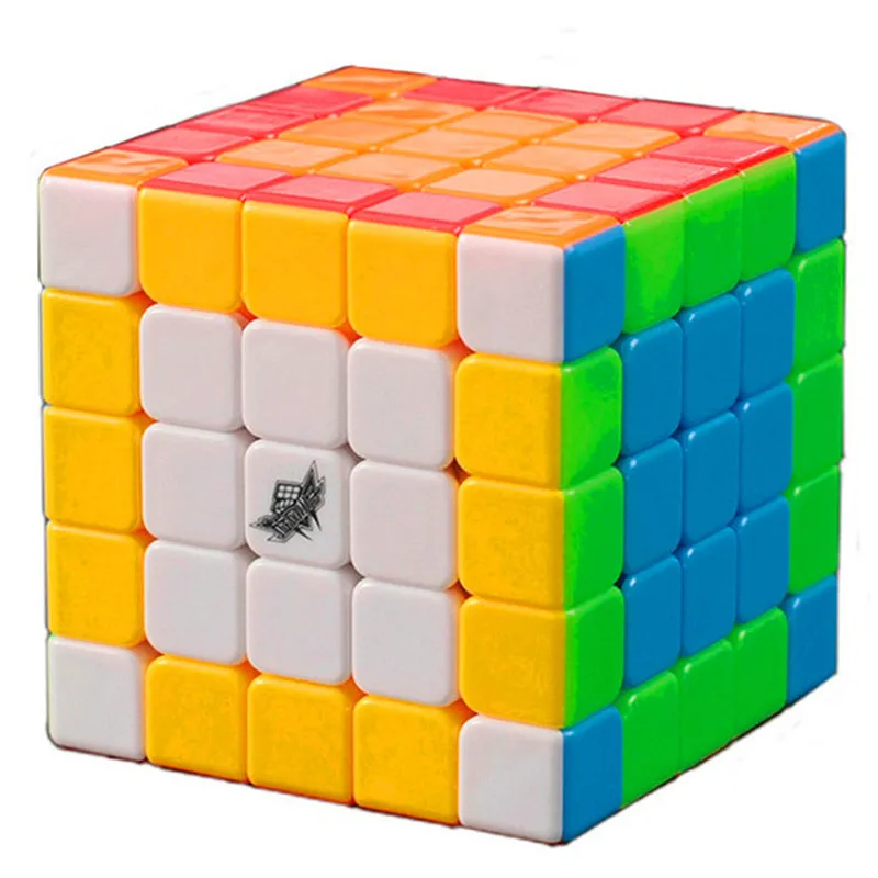 Cyclone Boys JiSu G5 5x5x5 скоростная головоломка, разноцветный магический куб, твист, головоломка, развивающий интеллект, без наклеек, 5x5, детские игрушки