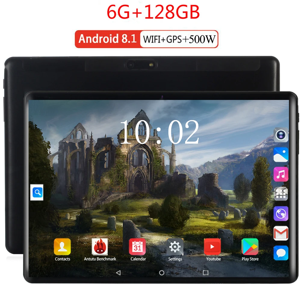 

2020 new 10.1 inch Tablet PC Android 8.0 Octa core 6GB+128GB Google store 3G/4G LTE smartphone Android WIFI 10 tablet for kids