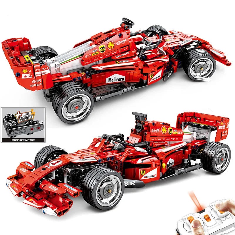 

Legoing Technic F1 RC Racing Car Power Motor Building Blocks Super Sports Racer Electric Vehicle Bricks Toys Gifts For Children