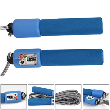 

Gift Jump Rope Foam Handle Adjustable Length Lose Weight Physical Exercise For Kids Adults Home Gym With Counter Skipping Wire