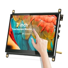 7 zoll 1024x600 IPS Touchscreen, Kapazitiven Tragbare Ultra HD Display-Unterstützt Raspberry Pi, banana Pi Windows