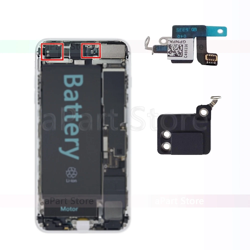 Wi-Fi антенна крышка Bluetooth NFC Wi-Fi gps сигнал гибкий кабель для iPhone 7 8 плюс оригинальная Запасная часть