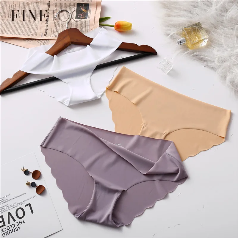 CXZD Seamless Panty Set Underwear Female Comfort Intimates Fashion Female large size one-piece seamless Low-Rise Briefs Lingerie (5)