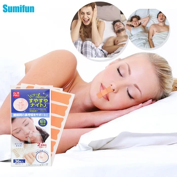 

36pcs Anti Snoring Nasal Patch Nasal Dilators Apnea Aid Device Stop Snoring Nose Clip Nose Breathing Apparatus Stop Snoring