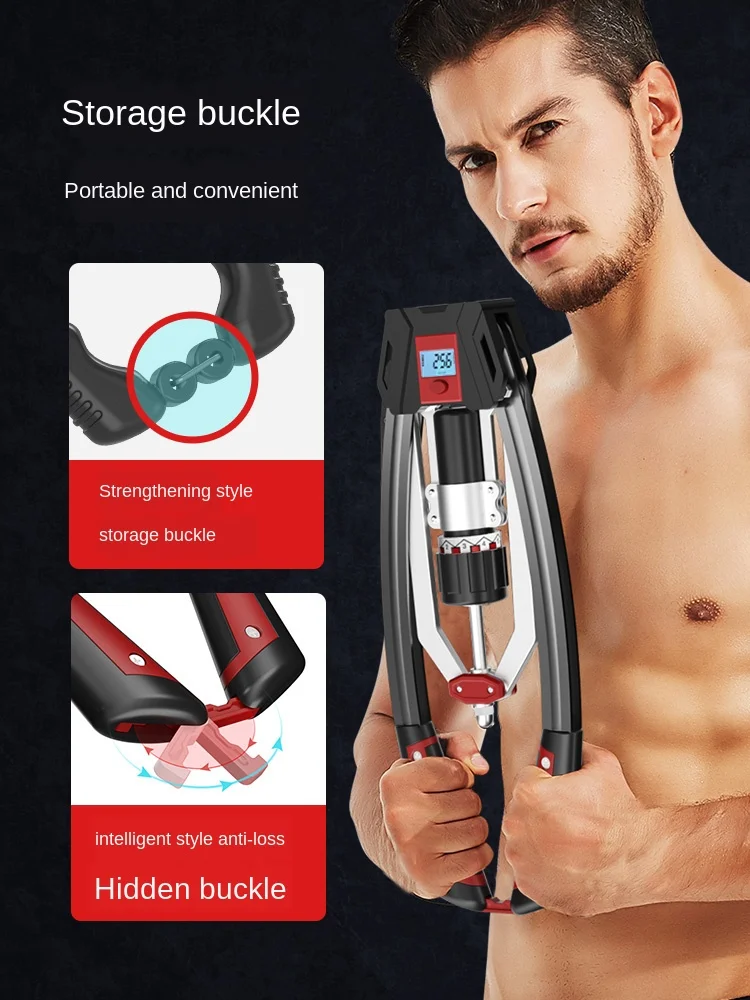 

10-200KG Adjustable Multi-function Hydraulic Arm Force Home Fitness Equipment Training Chest Muscle Training Grip Stick