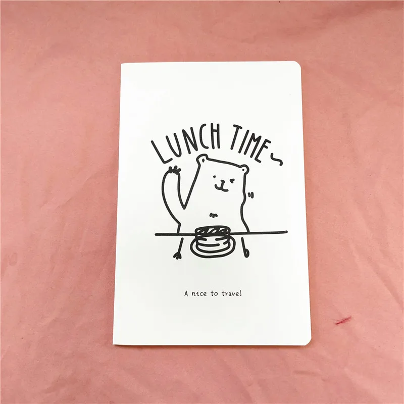 A5 блокнот,, Kawaii Bullet Journal, мягкая обложка, дневник, планировщик, альпака, милый офисный канцелярский блокнот с животными, бумага - Цвет: 28