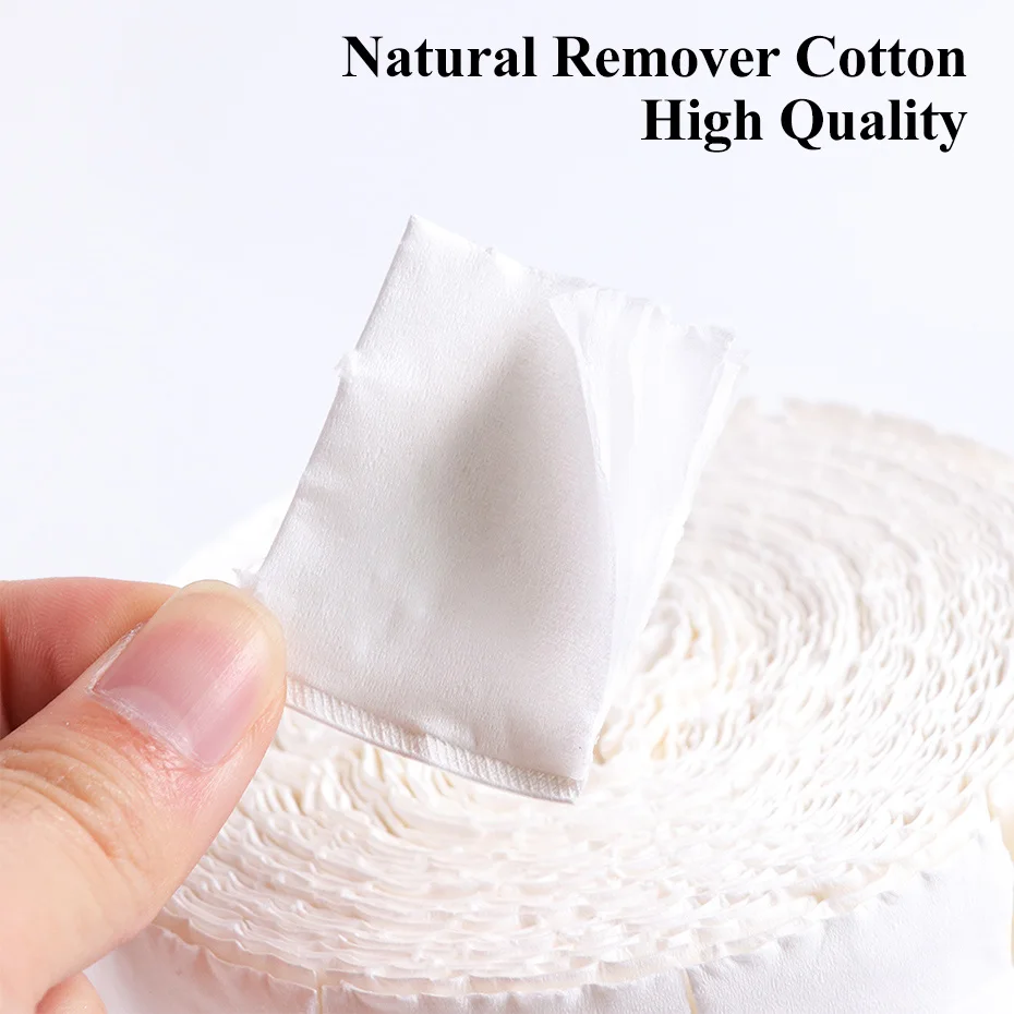500pcsroll Nail Polish Remover Cotton Wipes for UV Gel Manicure Lint-free Cleaning Pads Paper Pedicure Napkins Nail Tools 3