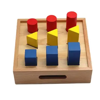 

Wooden Stepped Geometric Blocks Shape Pairing Board Educational Children Toy promote handeye coordination perfect Christmas gift