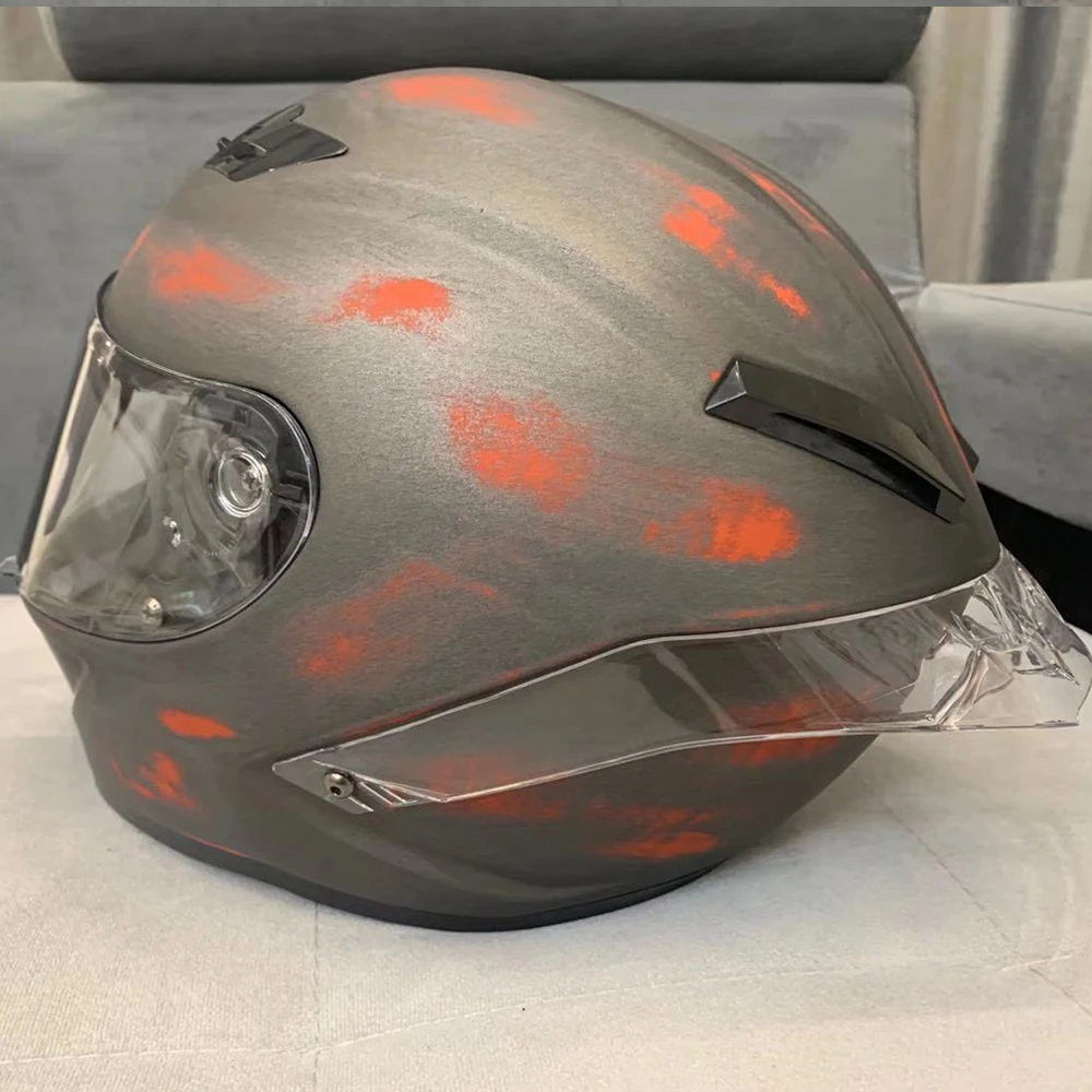 Полный уход за кожей лица мотоциклетный шлем ржавчины стиль Casco De Moto Capacete Мотокросс по бездорожью DOT Сертифицированный гоночный шлем каск