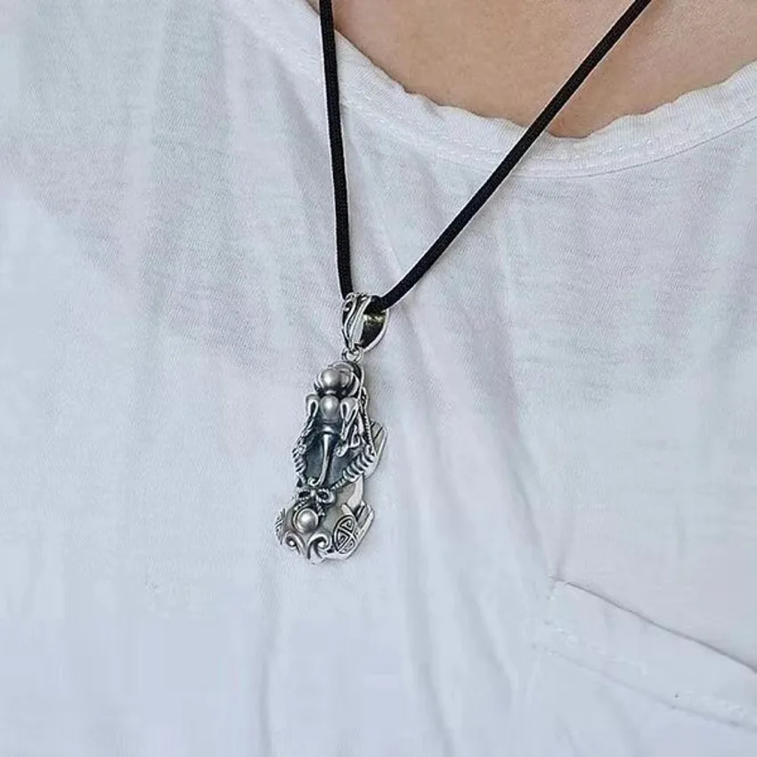 Ожерелье с подвеской китайская фэншуй пиксиу приносит богатство Счастливое