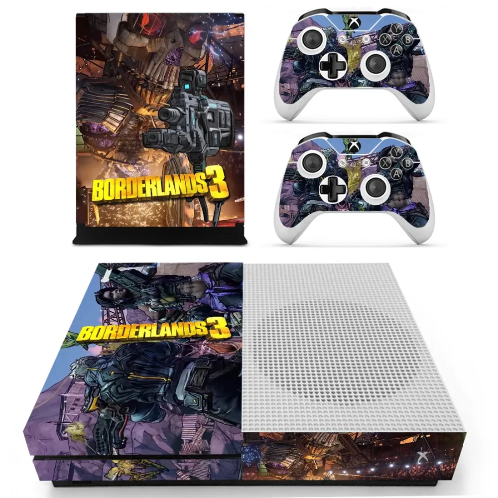 Игра Borderlands 3 кожи Стикеры наклейка для Xbox One S консоль и контроллеры для Xbox One тонкий кожи Стикеры s винил