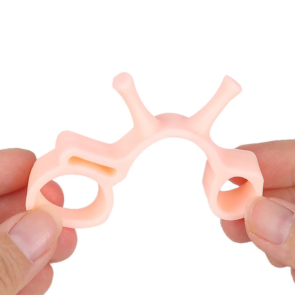 1Pair=2pcs Silicone Toe Corrector Gel Protector Unisex Feet Orthopedic Bunion Corrector Overlapping Toes Separator Protector