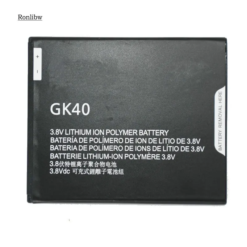 Аккумулятор Ronlibw GK40 2685 мАч для Motorola Moto G4 Play XT1607 XT1609 XT1600 SNN5976A MOT1609BAT мобильный