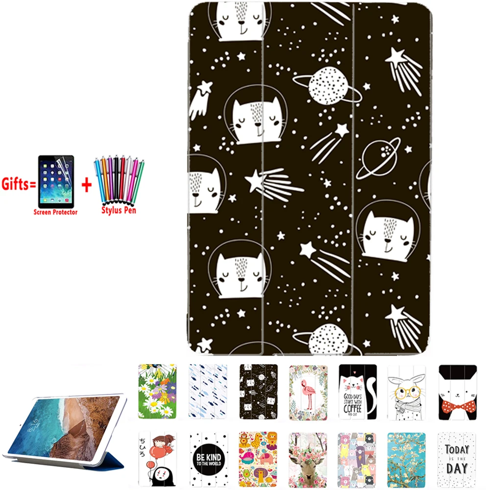 

print Case Cover for Samsung Galaxy Tab A 7.0 SM-T280 SM-T285 PU Leather Smart case 7-inch Tablet transparent covers Funda Coque