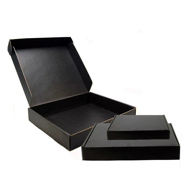 Black Color Packaging Box, Small Gifts Box, Kraft Paper Box for Wig Jewelry, Custom Printed Logo, 5 Pcs, 10Pcs 6 Hbba745682c18447eb3fc369952fa9bedh