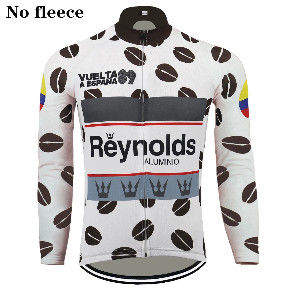 no fleece DUVEL reynolds, Классическая велосипедная майка, мужская, с длинным рукавом, Джерси, термальная, зимняя, флисовая, без флиса, MTB, Майо, ciclismo, 9 стилей - Цвет: no fleece