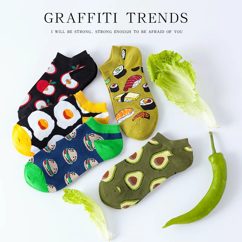 Street style ankle woman socks cotton Spring and Summer shortly fashionable wholesale 5 pairs a lots gift for men