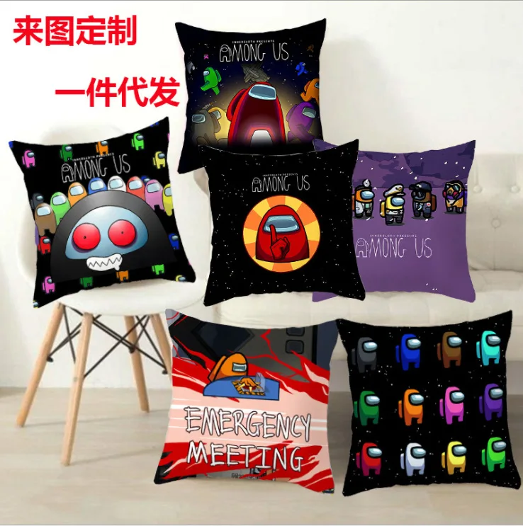 

Pillowcase Among Us game pillow home sofa by pillowcase.