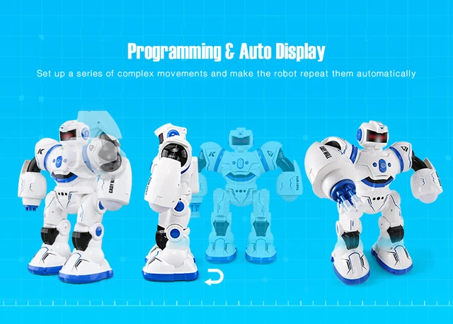 JJRC R3 CADY WILL 2.4G RC Robot Touch Gesture Sensor Combat Gameplay Programming sing and dance 2hours life time Toys for boys 3