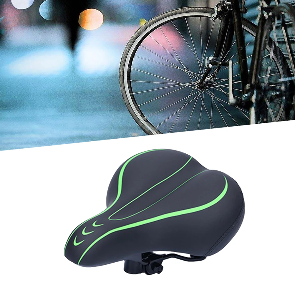 1pc Bike Seat Comfortable Spring Shock Absorption Bike Saddle for Male Man Woman