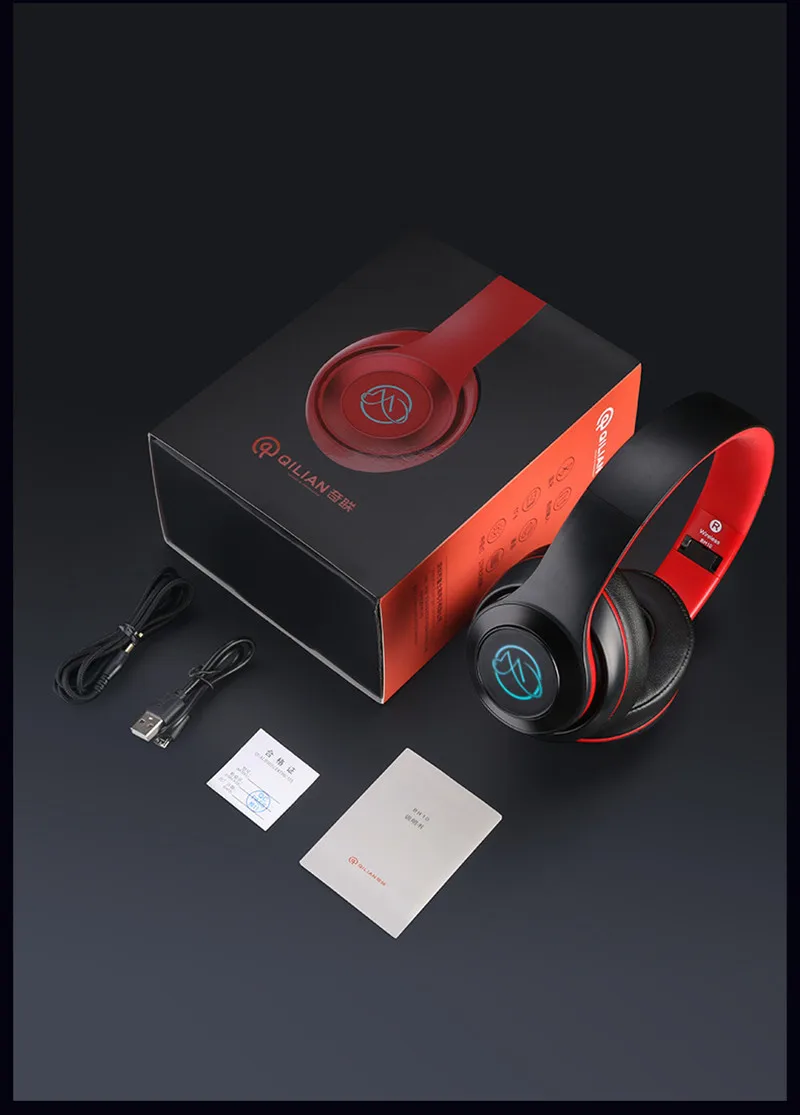 Новые беспроводные наушники, Bluetooth гарнитура, Складные стерео наушники, игровые наушники с микрофоном для ПК, мобильного телефона, Mp3