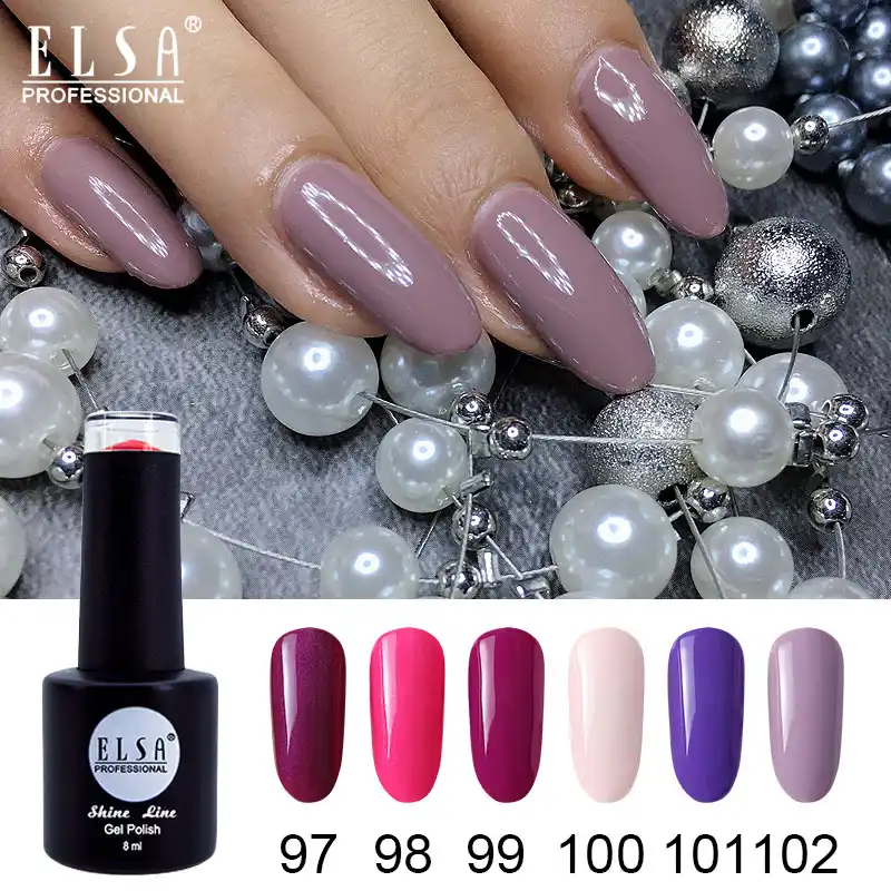 New Nail Art Design Manicure Elsa 8ml Soak Off Nail Beauty Salon Gel Polish Private Using Uv Gel Nail Polish Lacquer Varnish Nail Gel Aliexpress