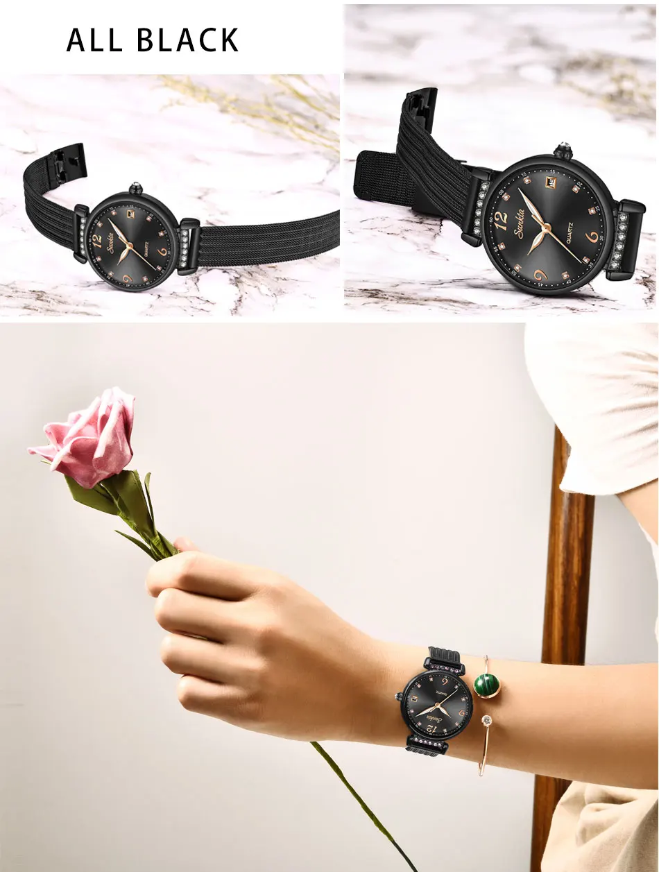 Relogio feminino SUNKTA модные женские часы Простые Романтические часы женские наручные часы женские часы reloj mujer Прямая поставка