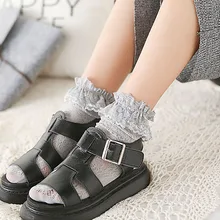 5 пар/лот, качественные женские осенне-зимние кружевные носки, японские полые впитывающие пот носки, чистые дышащие женские носки, BCW012