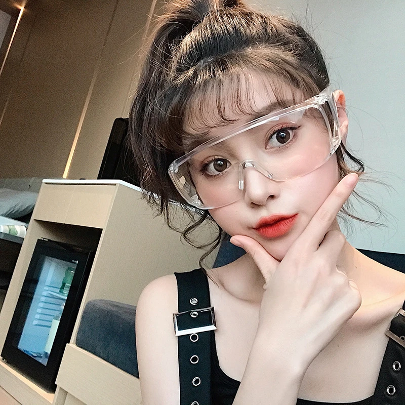 

LONSY Clear Transparent Eyewear Safety Glasses For Work Driver Glasses Goggles Labor Dental Eyewear Outdoor Eye Protection