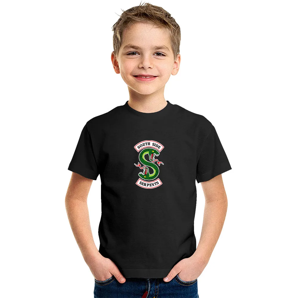 

Childrens T Shirt Riverdale South Side Serpents Girls Boys T Shirt Cotton Baby Clothes Men Women Tops Tees Summer Family Shirts