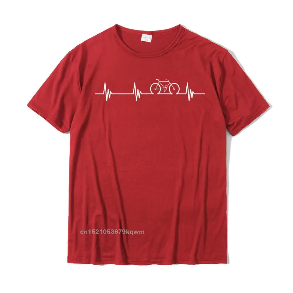  Male Top T-shirts Casual Casual Tops T Shirt Cotton Fabric O-Neck Short Sleeve Casual T Shirt April FOOL DAY Drop Shipping Cycling Heartbeat T-Shirt- Bicycle Love Biking Shirt Gifts T-Shirt__5082 red