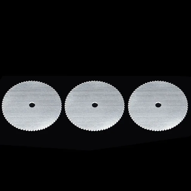 6 unids/set rebanada de acero inoxidable de Metal de corte de disco con 1 Mandril para Dremel herramientas rotativas 16 18 22 25 32mm disco de corte discos disc drill blades and mandrel disco corte dremel 5