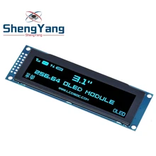ShengYang настоящий oled-дисплей 3,1" 256*64 25664 точек Графический ЖК-модуль дисплей экран LCM SSD1322 контроллер Поддержка SPI