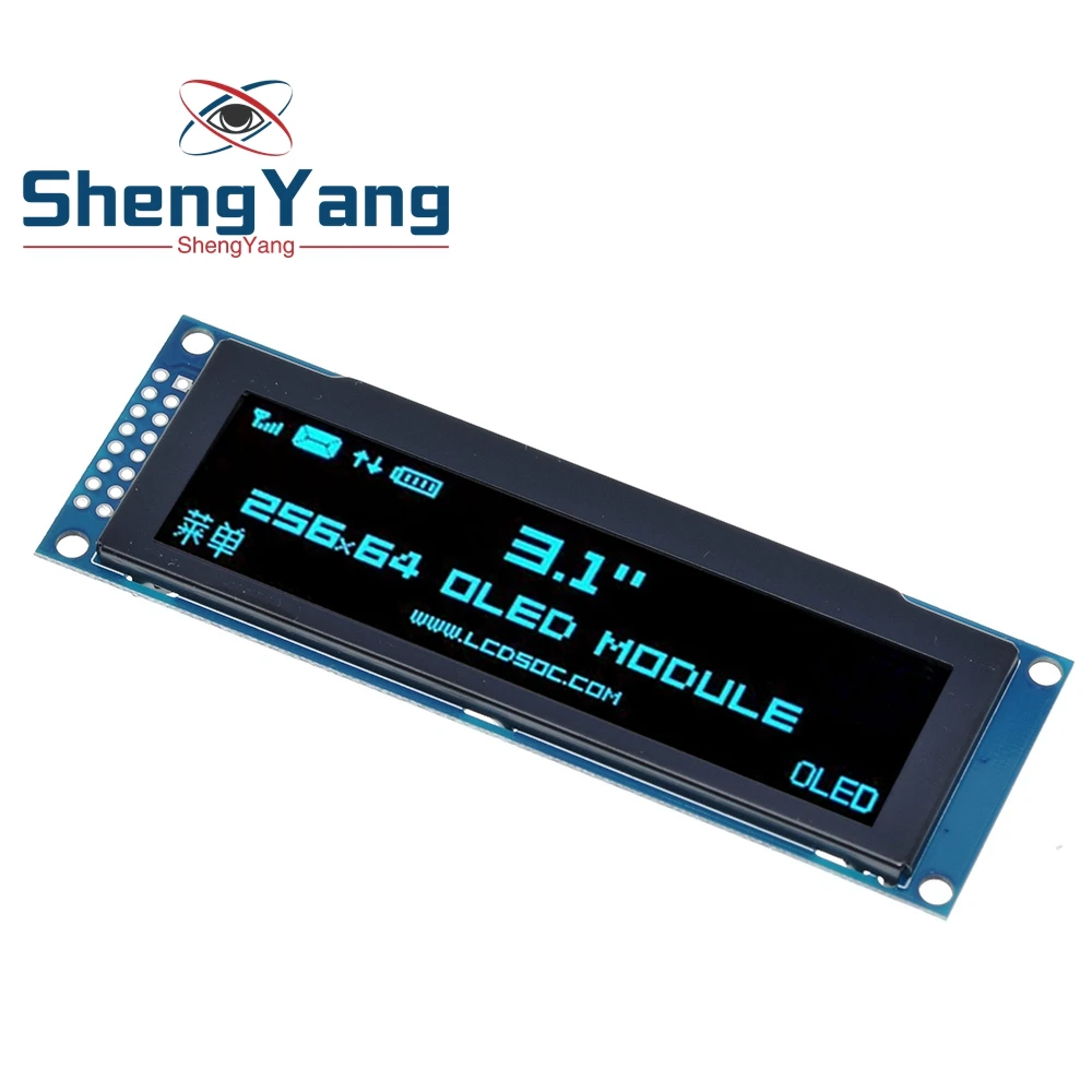 ShengYang реальный OLED дисплей 3 12 &quot256*64 25664 точек Графический ЖК модуль экран LCM SSD1322
