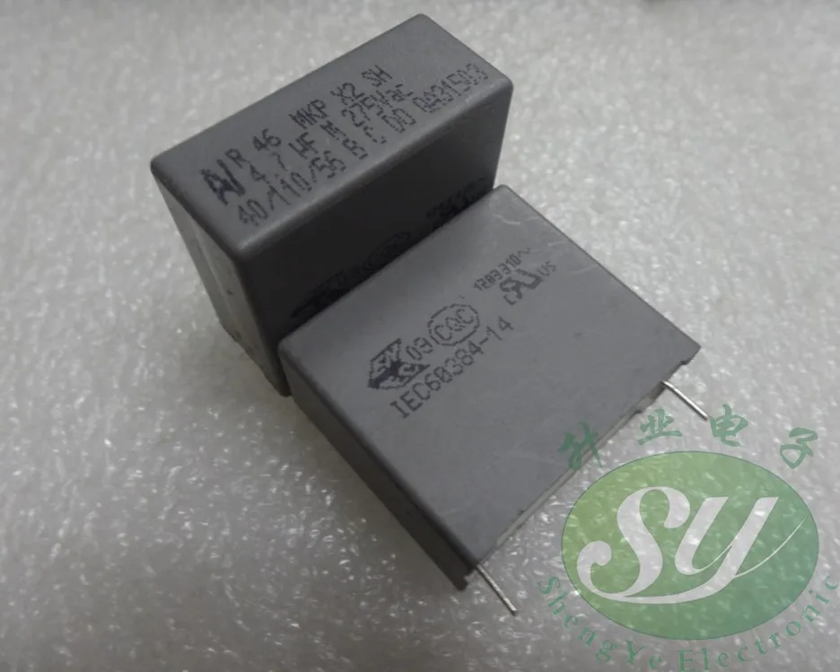 50 шт. AV R46 серия 4,7 мкФ/275Vac 4 u7f MKP 475 пленочный конденсатор 28 мм