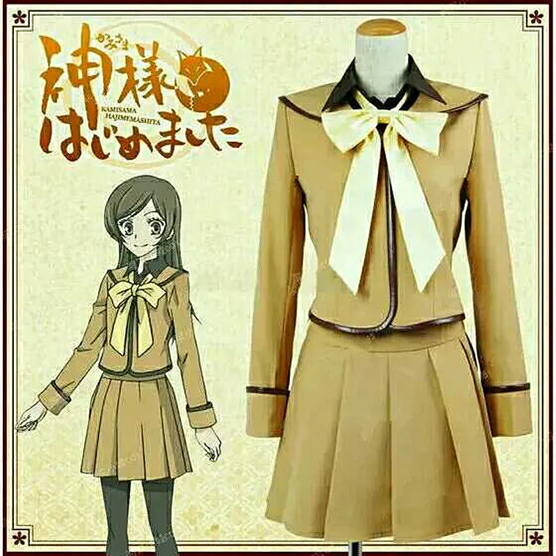 Kamisama Kiss Hajimemashita Momozono Nanami школьная форма матросский костюм Топы платье наряд Аниме